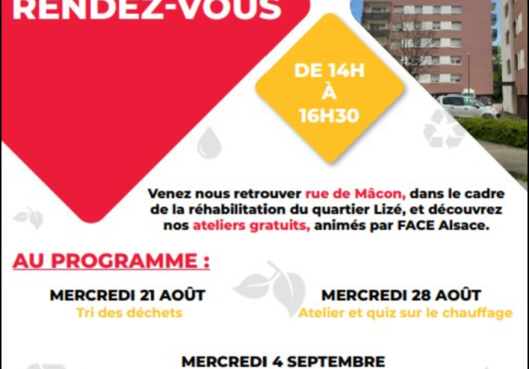 Quartier Lizé-Mâcon à Strasbourg-Neuhof : des éco-rendez-vous à noter ! - Habitation Moderne