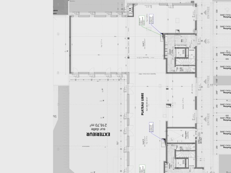 LOCAUX PROFESSIONNELS - VENDENHEIM - 401 m² divisible à partir de 200 m²